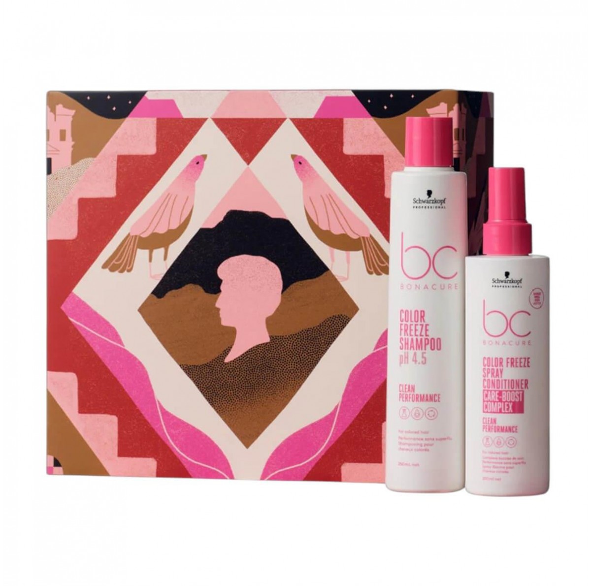 Schwarzkopf Bc Bonacure Color Freeze Gift Box Shampoo 250ml & Spray Conditioner 200ml