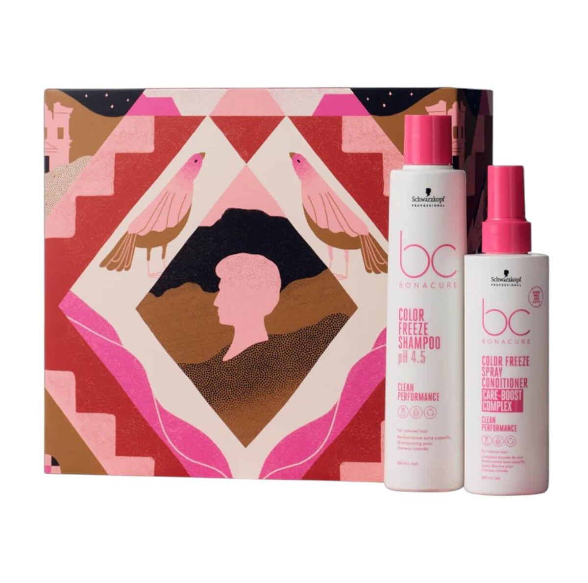 Schwarzkopf Bc Bonacure Color Freeze Gift Box Shampoo 250ml & Spray Conditioner 200ml