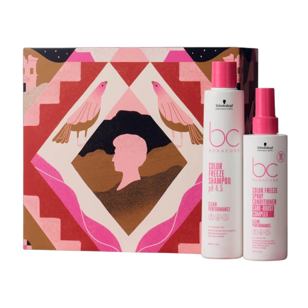 Schwarzkopf Bc Bonacure Color Freeze Gift Box Shampoo 250ml & Spray Conditioner 200ml
