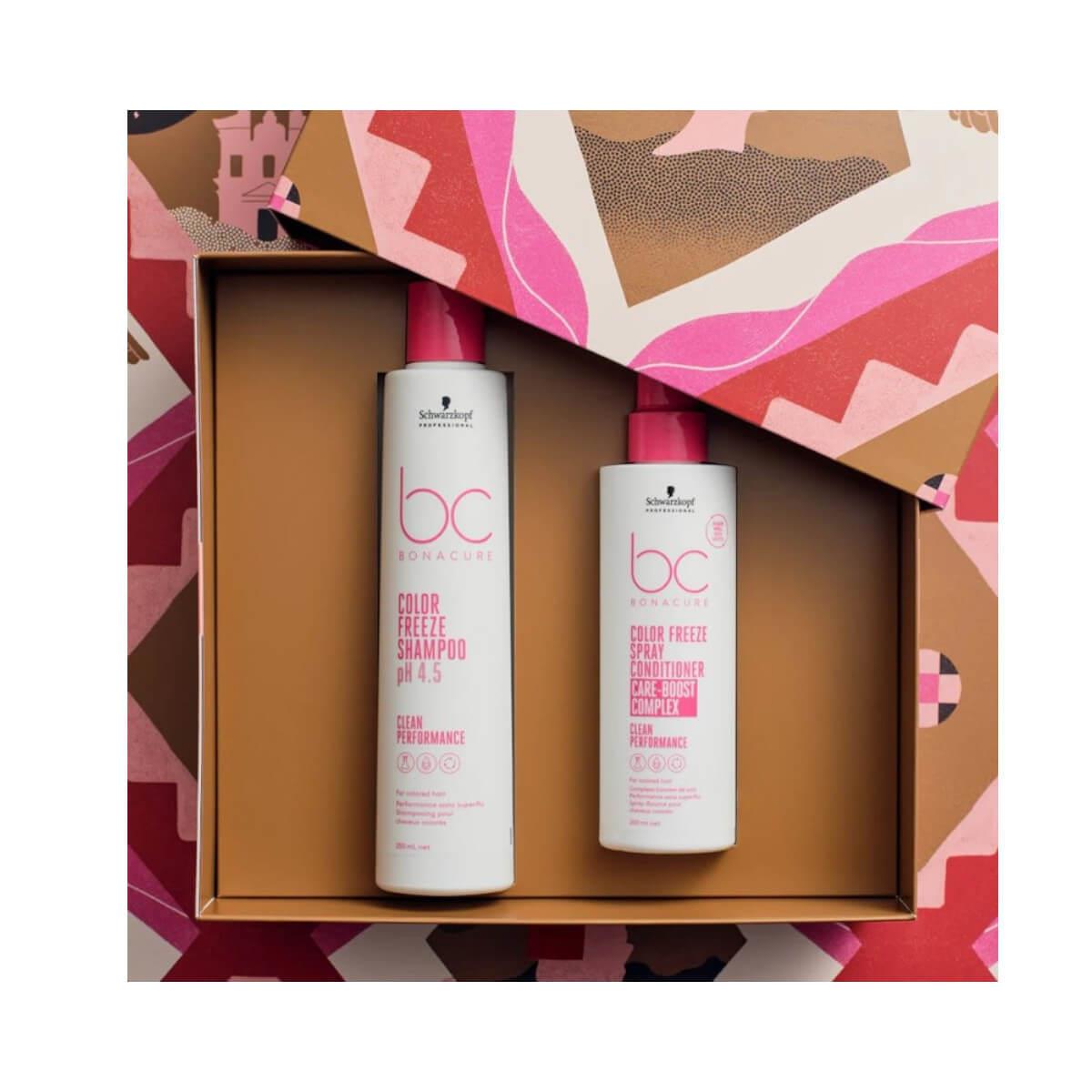 Schwarzkopf Bc Bonacure Color Freeze Gift Box Shampoo 250ml & Spray Conditioner 200ml