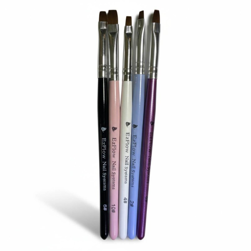 Ez Flow Gel Brush Set 5pcs
