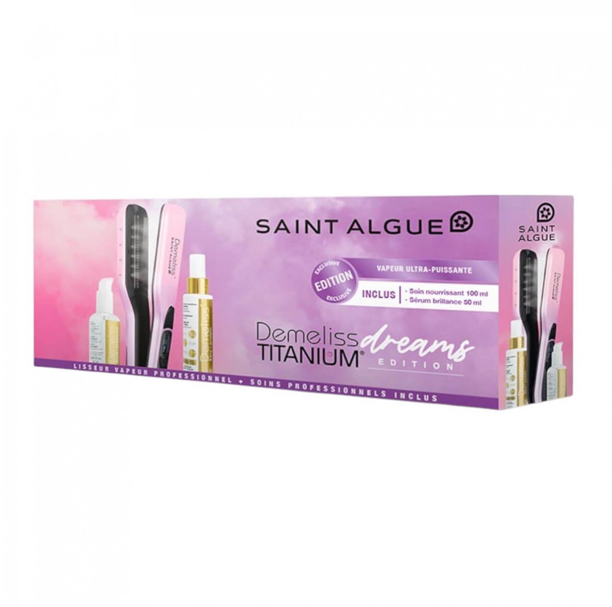 Πρέσα Μαλλιών Titanium Dreams 230˚C + 2 Κρέμες Demeliss