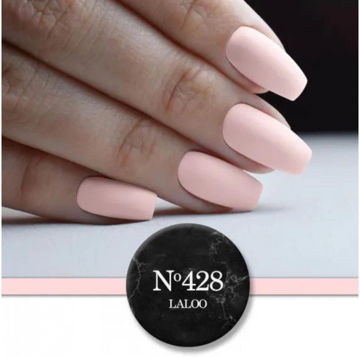 Semi-permanent Nail Polish 428 Very Light Salmon Laloo 7ml