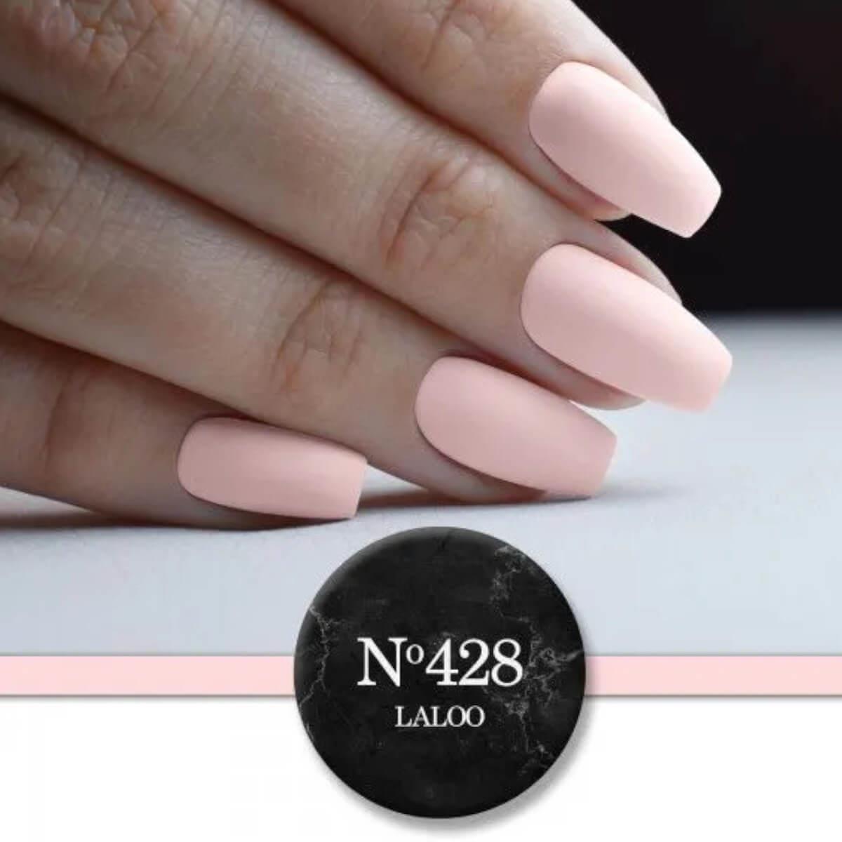 Semi-permanent Nail Polish 428 Very Light Salmon Laloo 7ml
