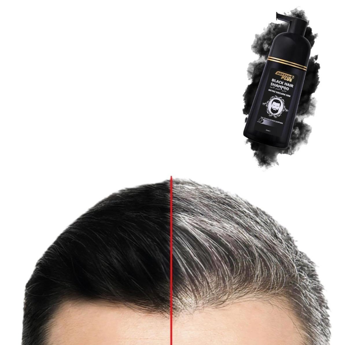 Hair Shampoo Softto Plus Black 350ml