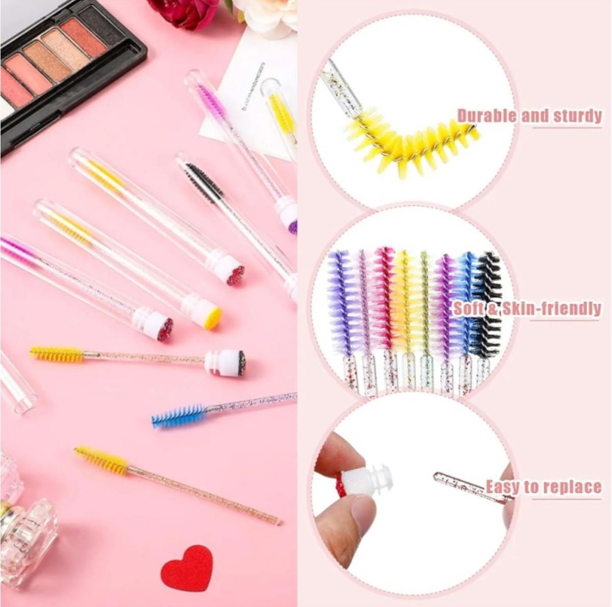 Βουρτσάκι Βλεφαρίδων σετ 5pcs