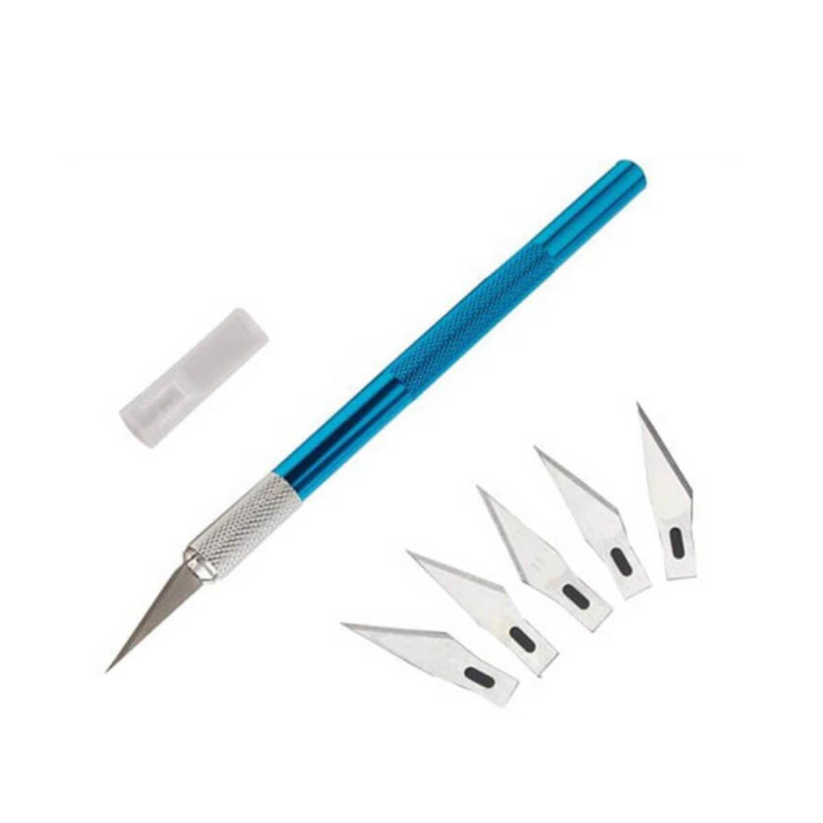 Κοπίδι Ακριβείας με 5 Ανταλλακτικές Λεπίδες