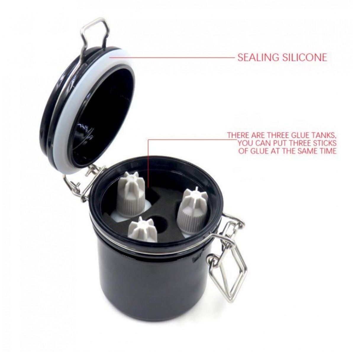 Airtight Eyelash Glue Storage Container