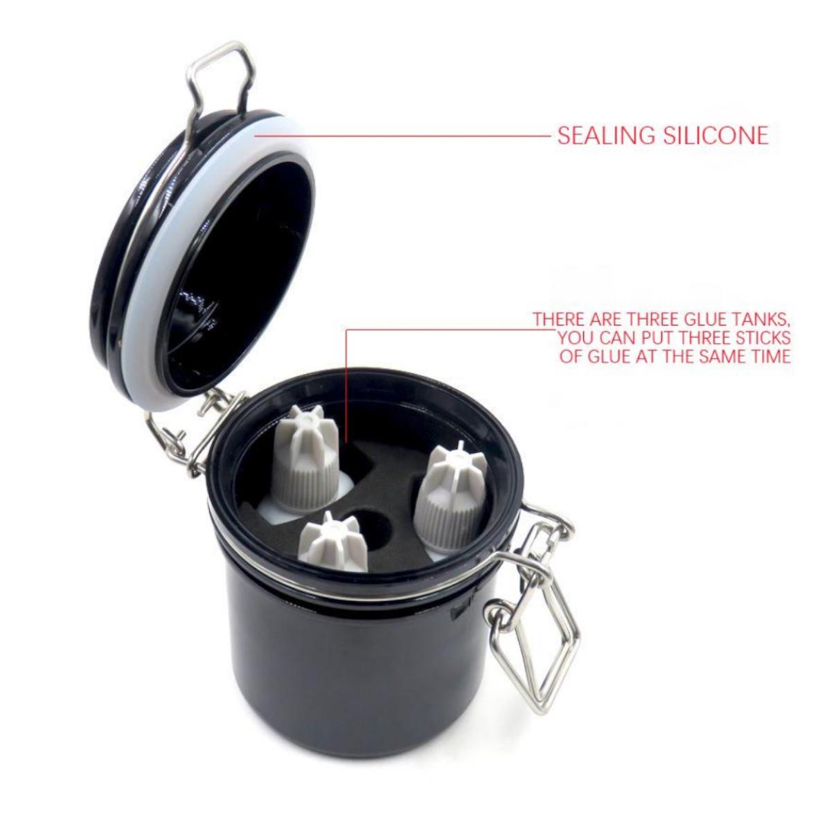 Airtight Eyelash Glue Storage Container