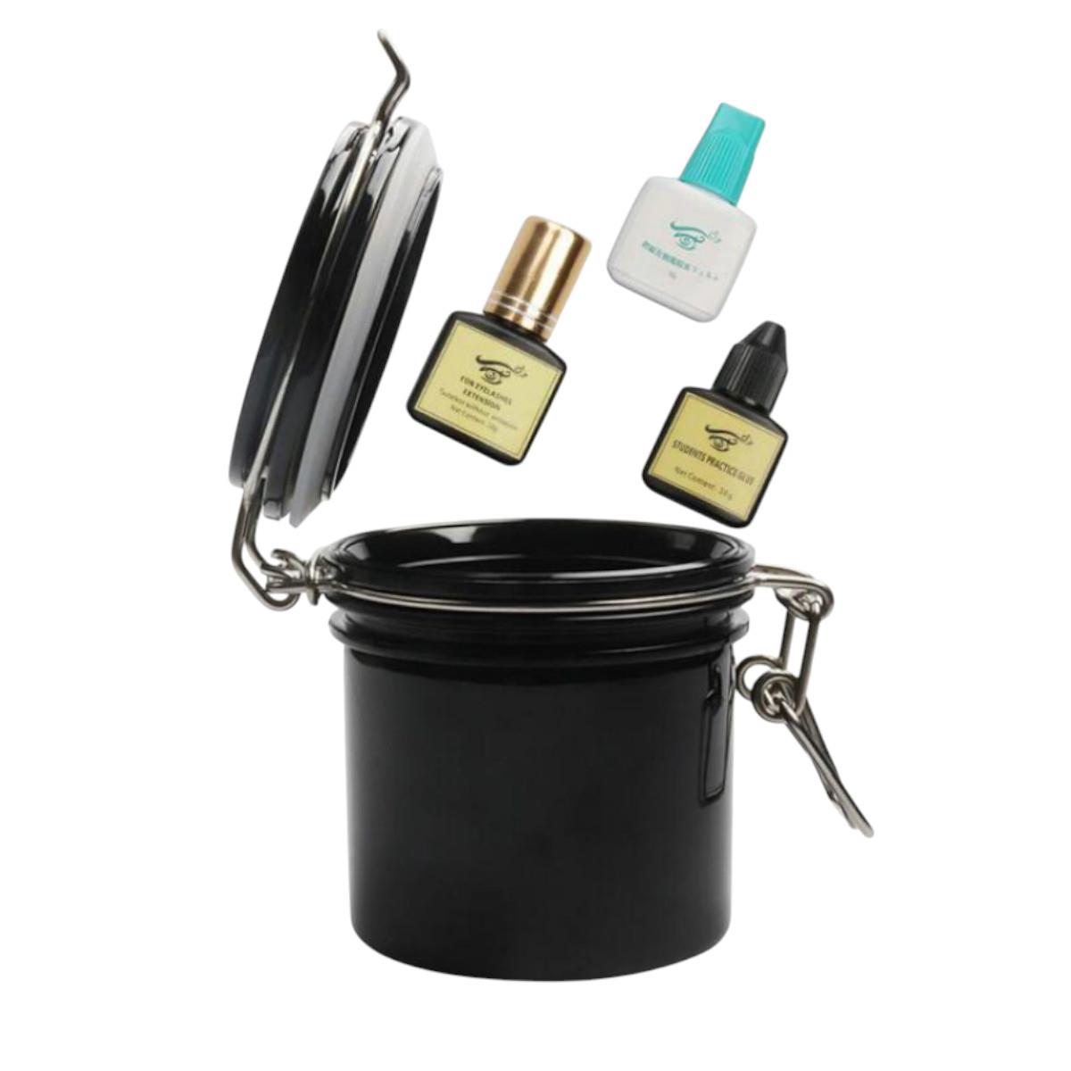 Airtight Eyelash Glue Storage Container