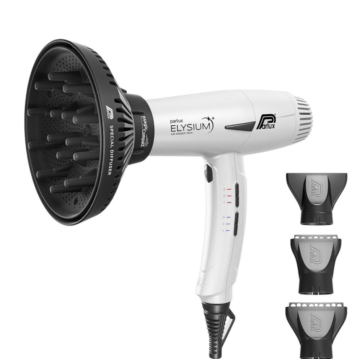 Σεσουάρ Elysium White + Magic Sense Blower 2300W Parlux