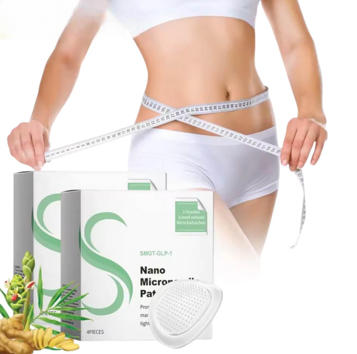 Nano Micro Needle Plasters SMGT-GLP-1 Microneedle Plasters 4patches