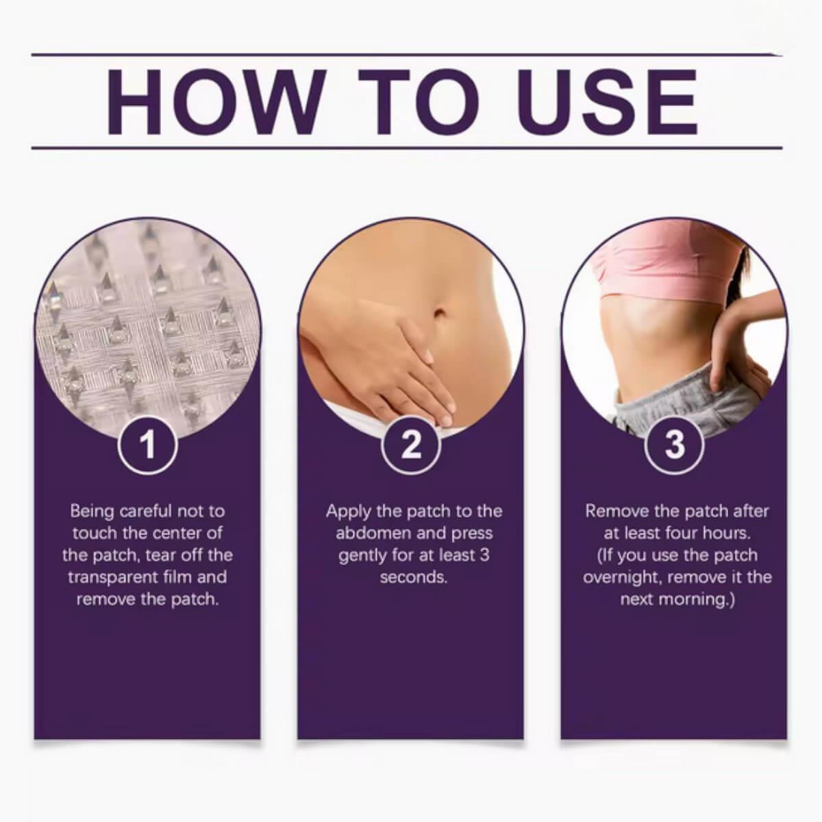 Nano Micro Needle Plasters SMGT-GLP-1 Microneedle Plasters 4patches