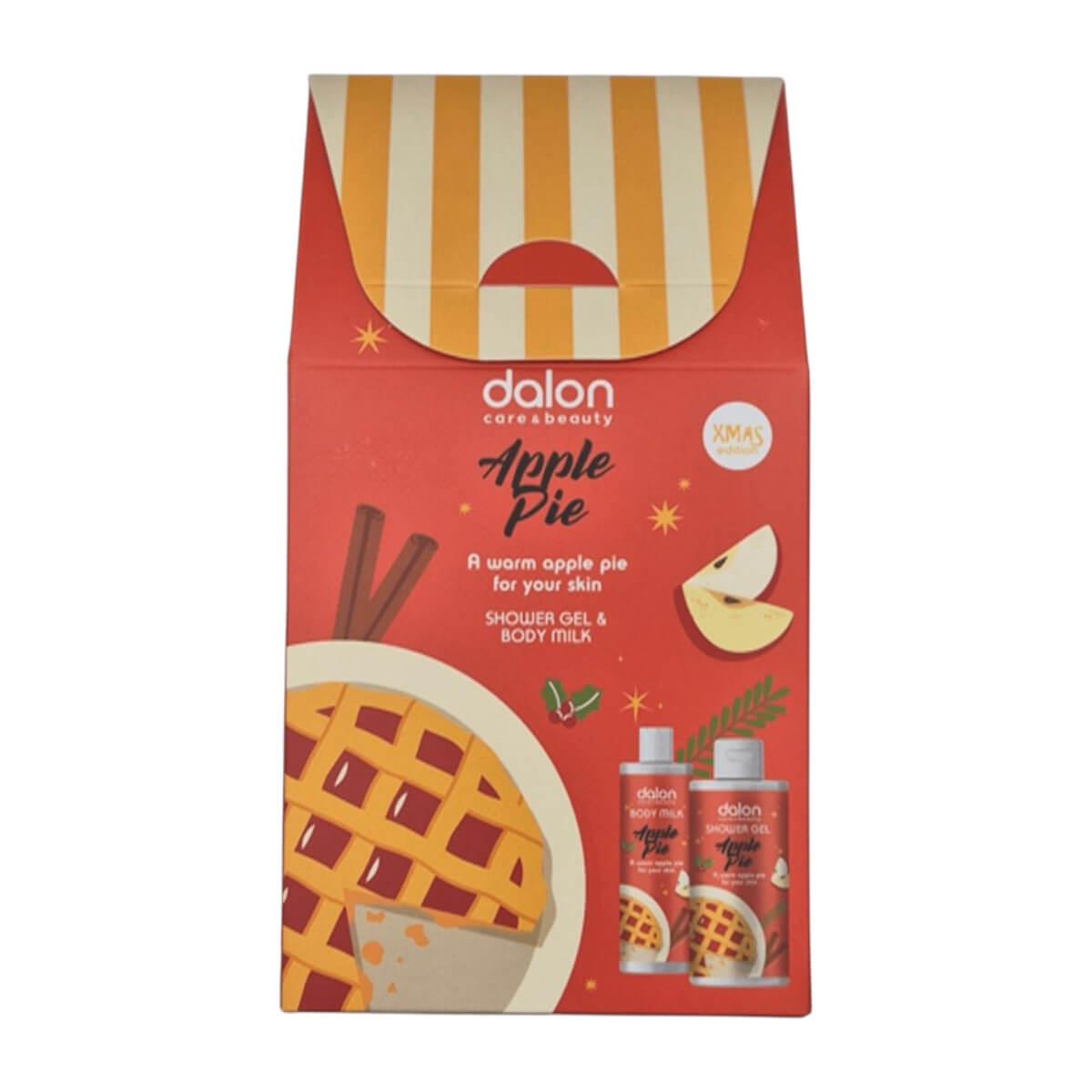 Apple Pie Shower Gel 300ml & Body Milk 200ml Xmas Edition Dalon