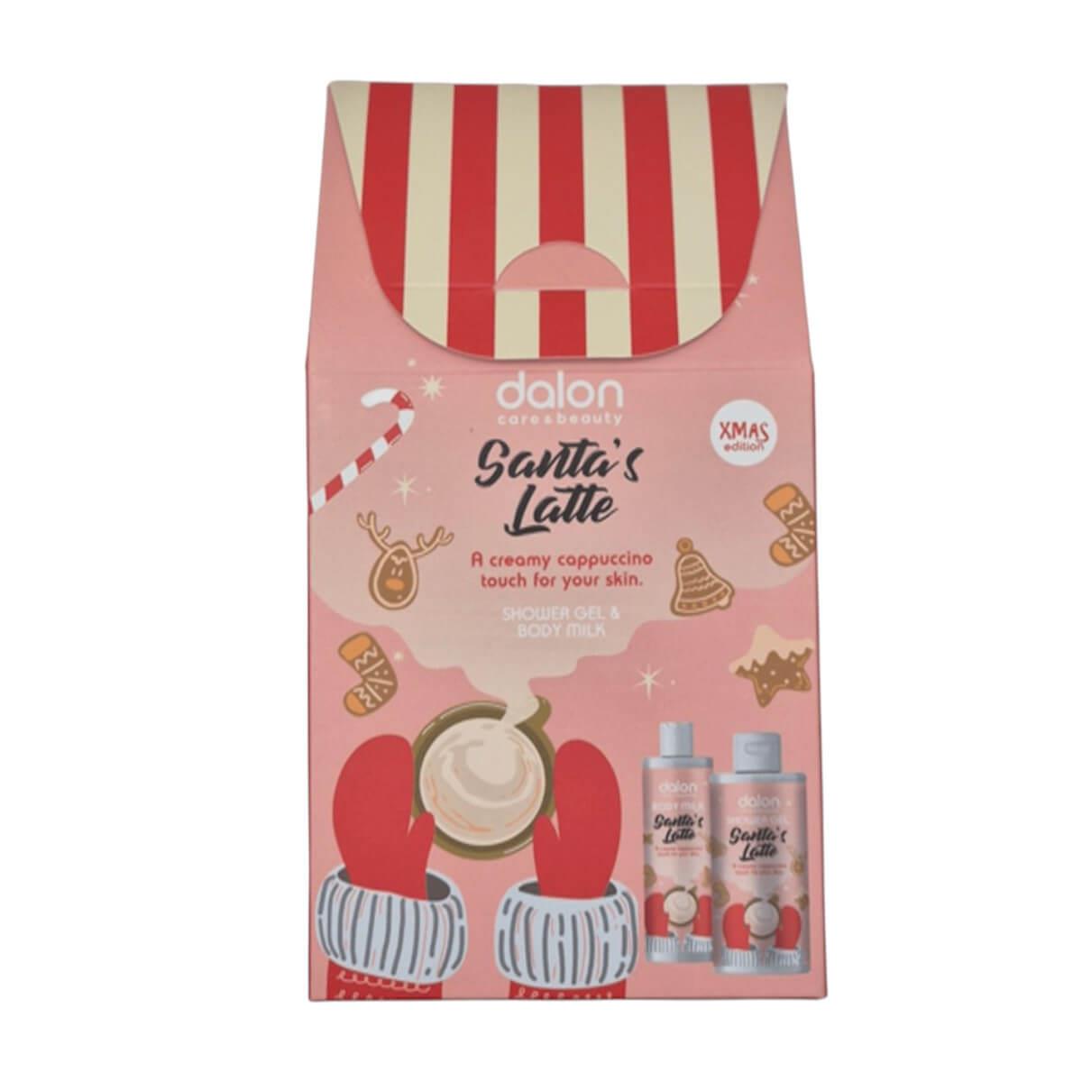 Santa Late Shower Gel 300ml & Body Milk 200ml Xmass Edition Dalon
