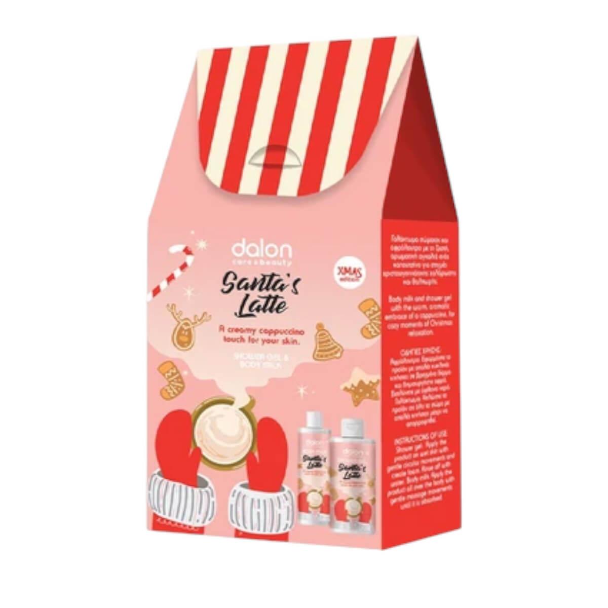 Santa Late Shower Gel 300ml & Body Milk 200ml Xmass Edition Dalon