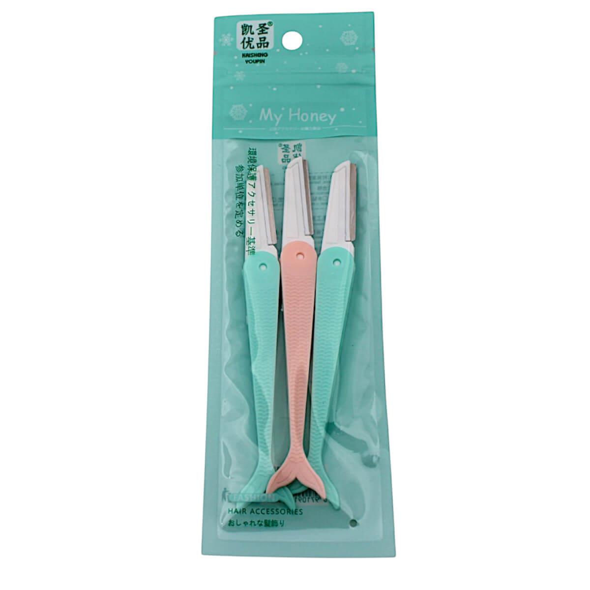 Ξυράφι Αισθητικής Φρυδιών σετ 3pcs