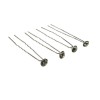 Decorative Hairpins Single Rhinestone set of 4 pcs - 94812
