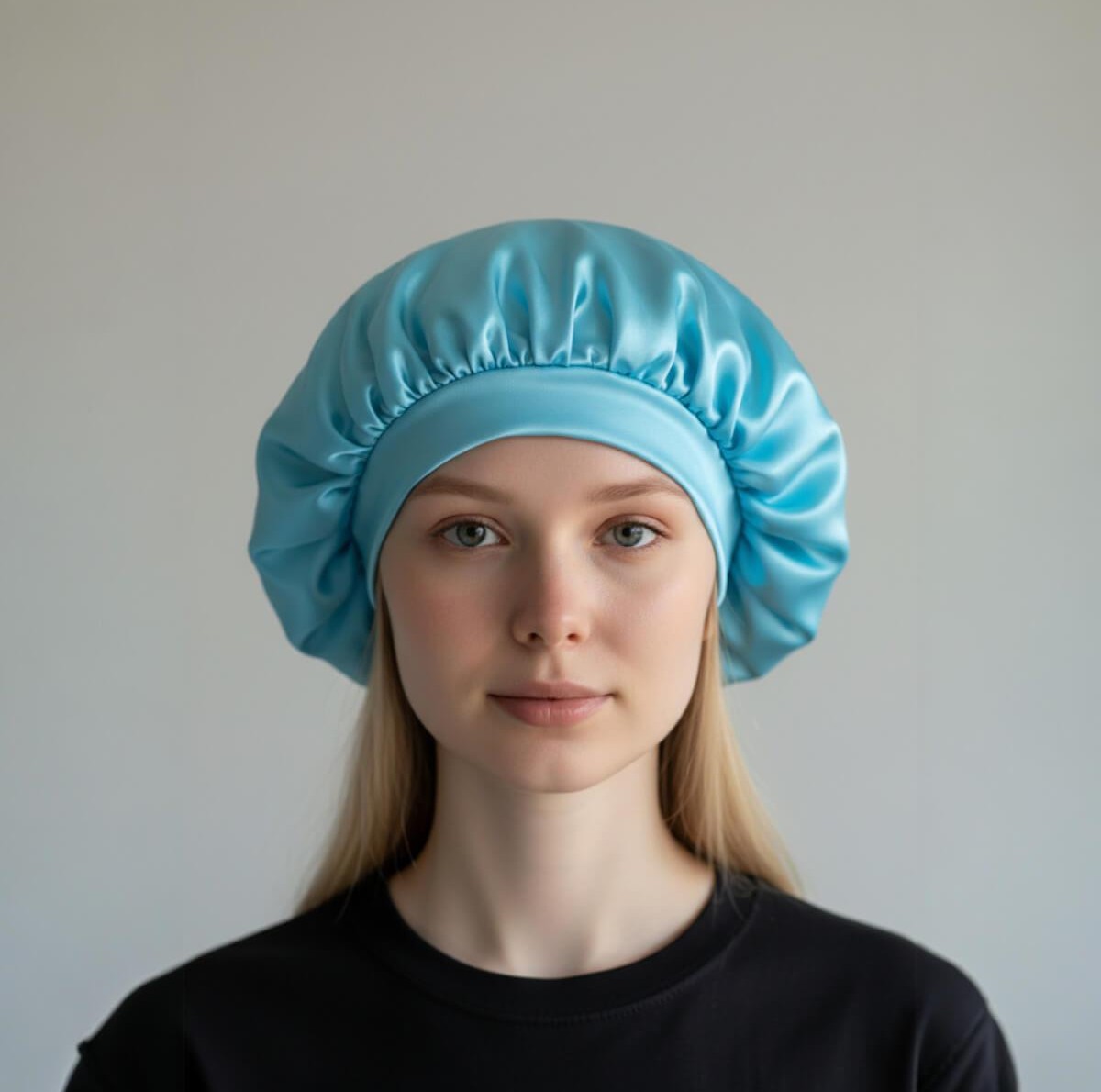 Silky satin sleep bonnet