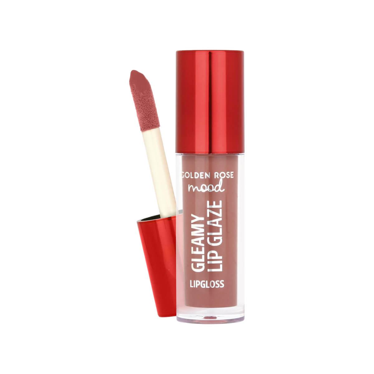 Mood gleamy lip glaze ligloss nude kiss 201 Golden Rose