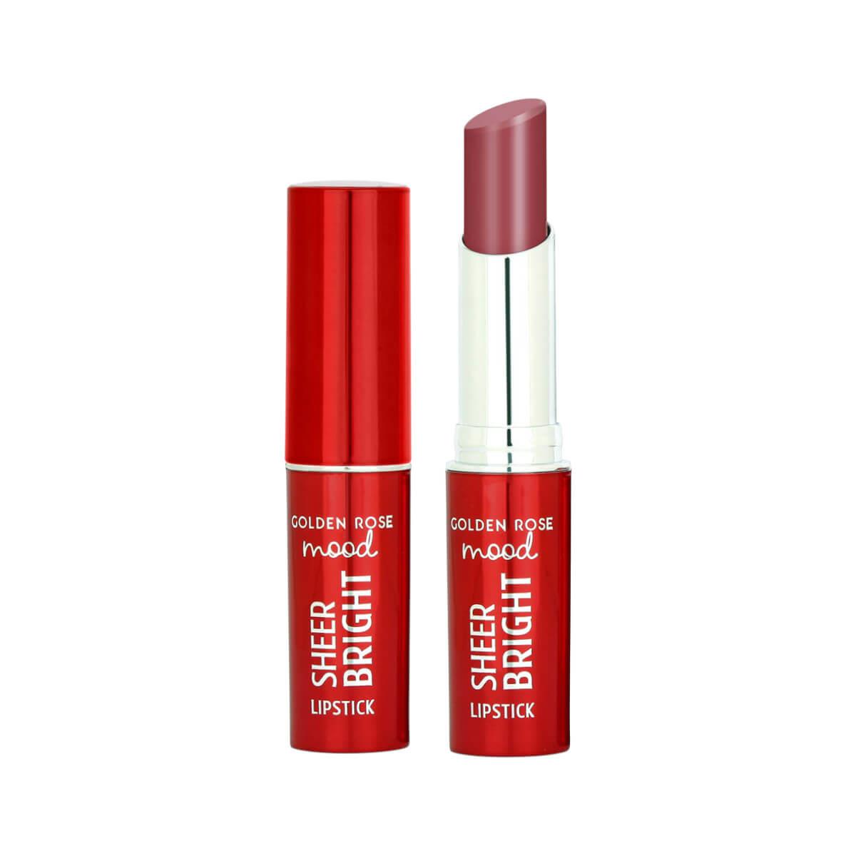 Mood sheer bright lipstick 107 mood mauve Golden Rose