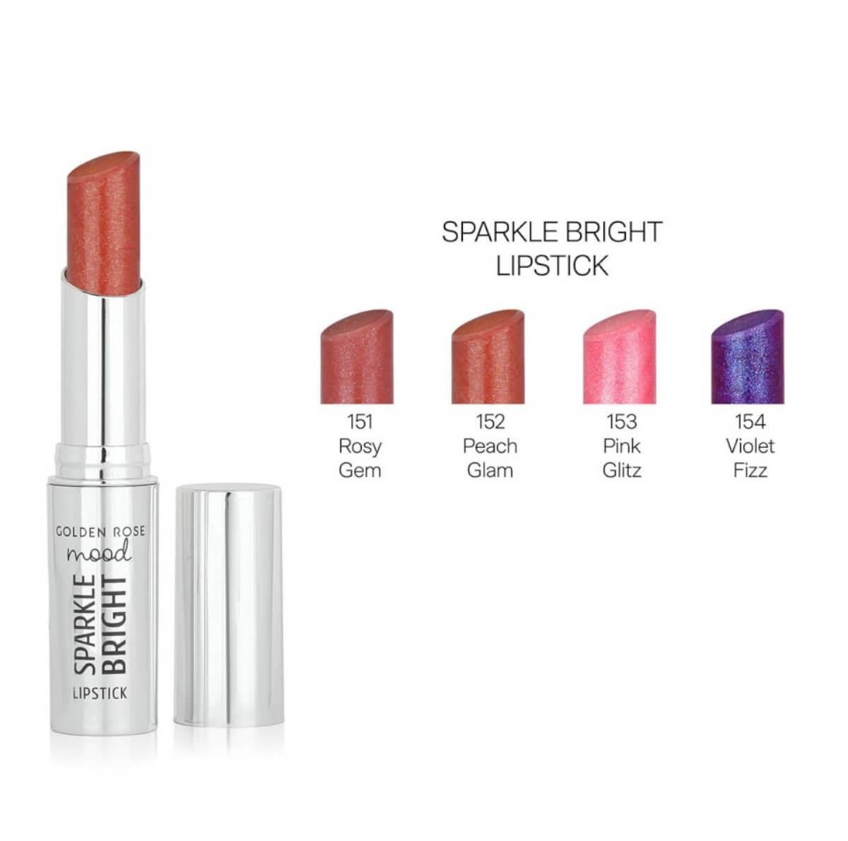 Mood sparkle bright lipstick Golden Rose