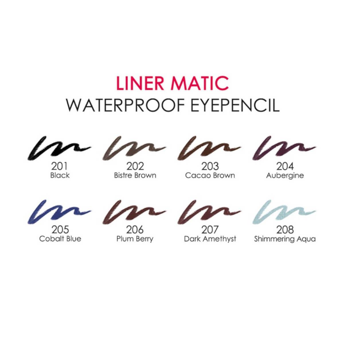 Liner matic waterproof eyepencil plum berry 206 Golden Rose