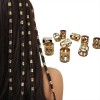 Silver Hair Decorations HA4 10pcs