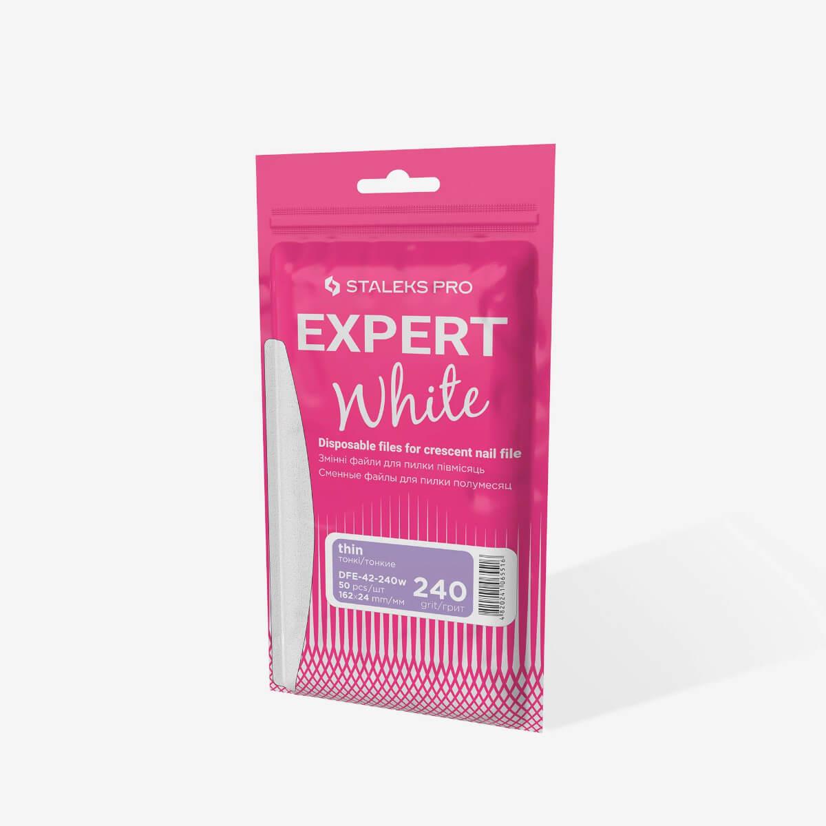 Ανταλλακτικά λίμας αυτοκόλλητα μισοφέγγαρο 240 grit 50pcs Staleks