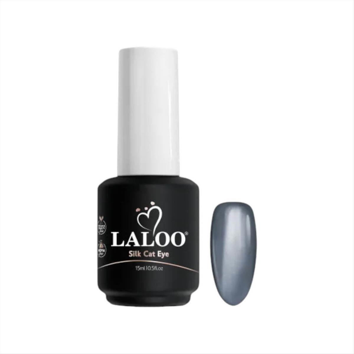 Semi-permanent nail polish silk cat eye 12 15ml Laloo