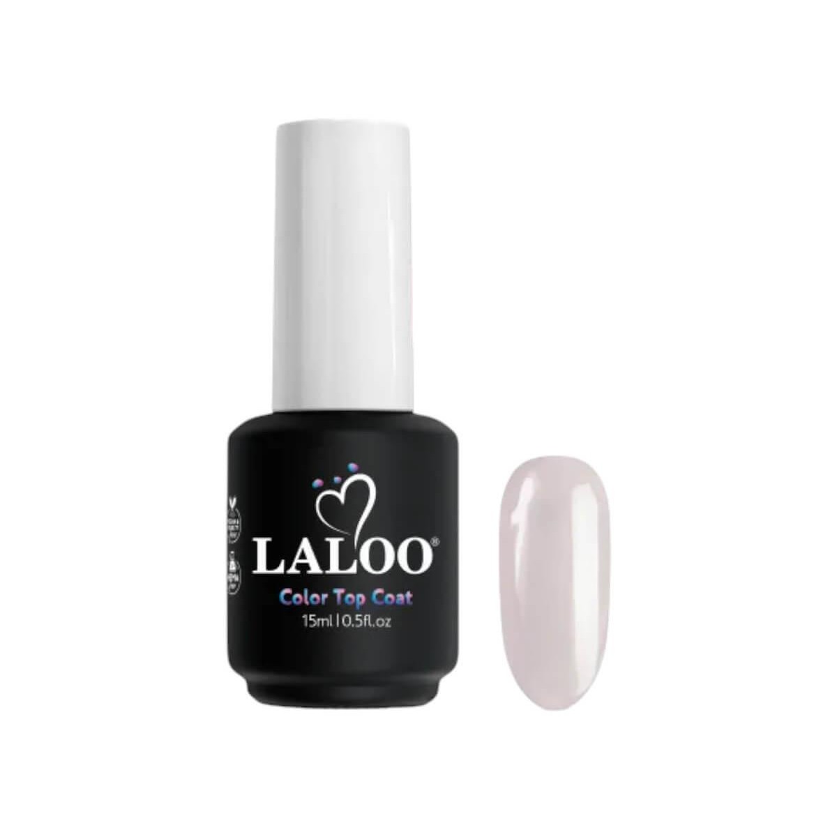 Semi-permanent gel polish color top coat 15ml Laloo