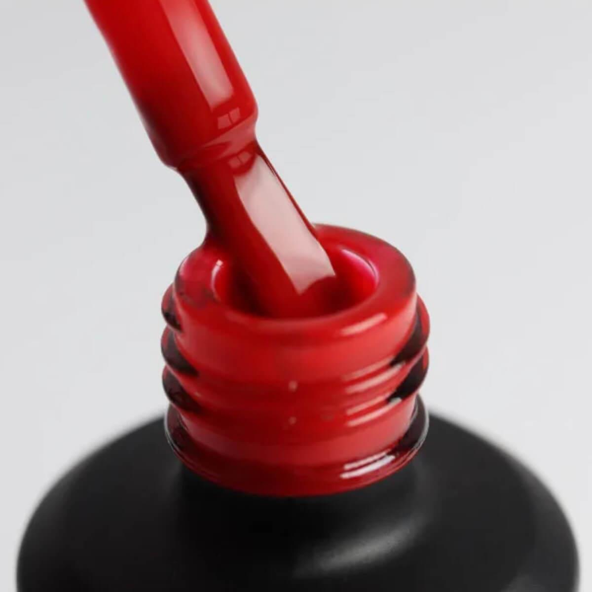 Semi-permanent gel polish color top coat 11 hot flame red 15ml Laloo