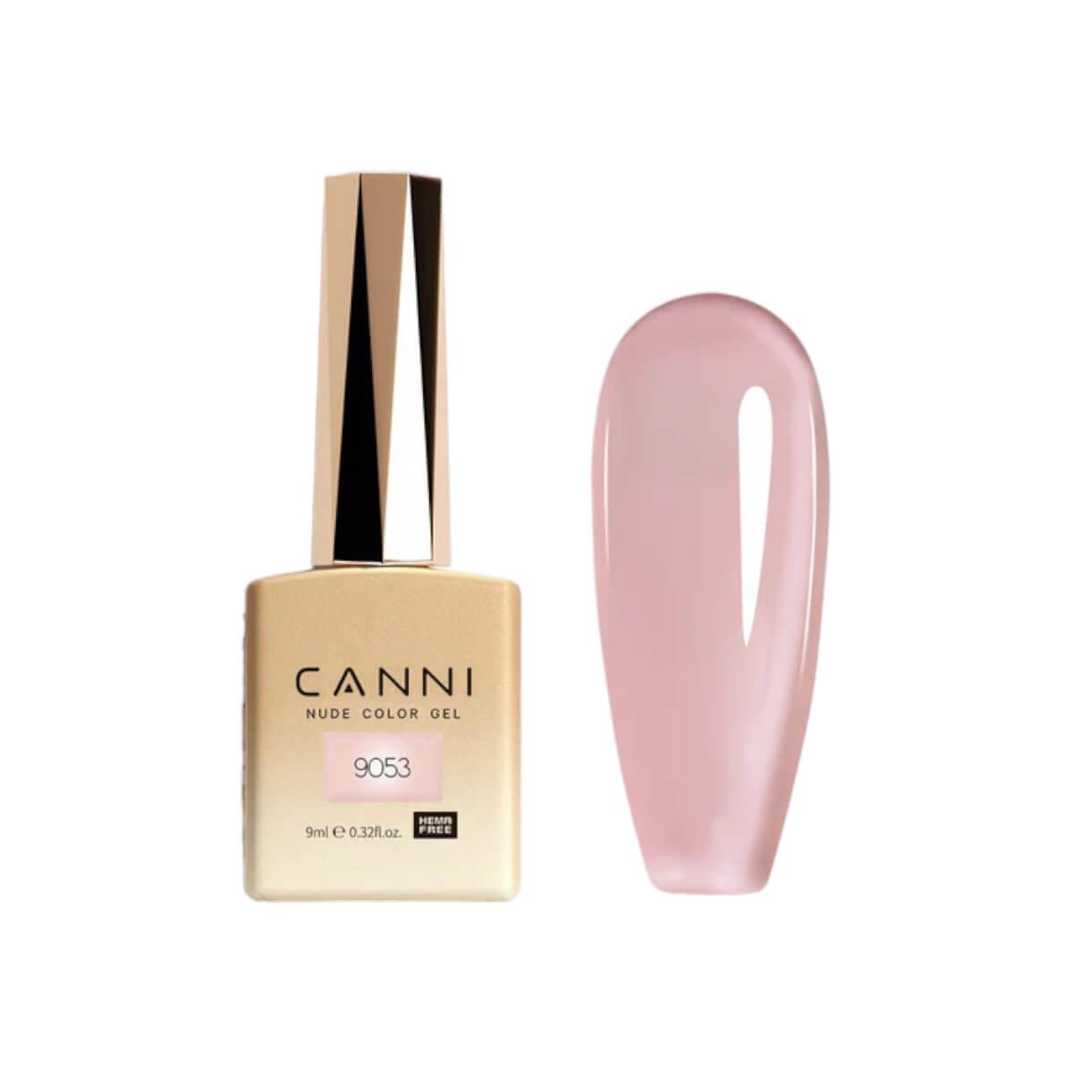 Semi-permanent gel polish nude color gel 9053 9ml Canni