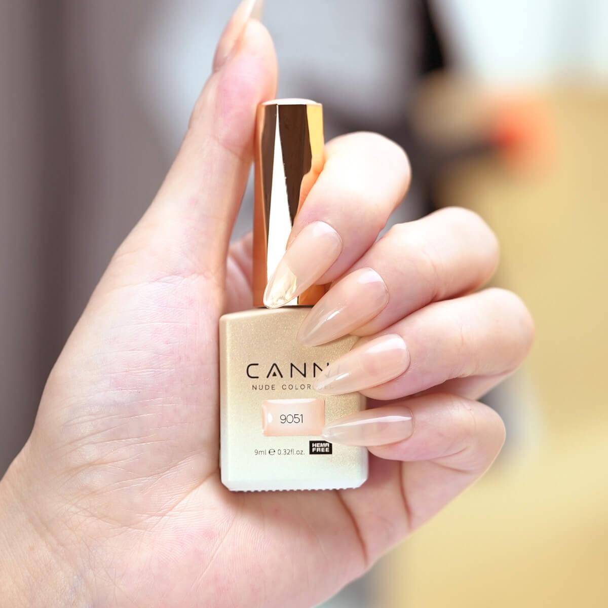 Ημιμόνιμο βερνίκι nude color gel 9051 9ml Canni