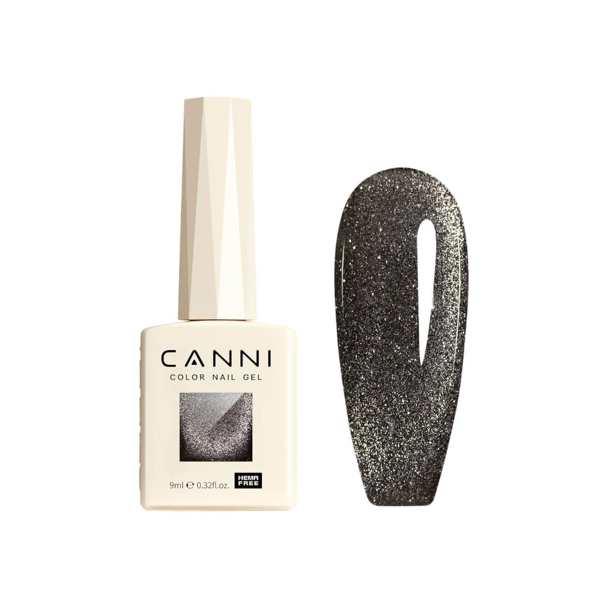 Semi-permanent gel polish galaxy sparkle cat eye 8040 9ml Canni