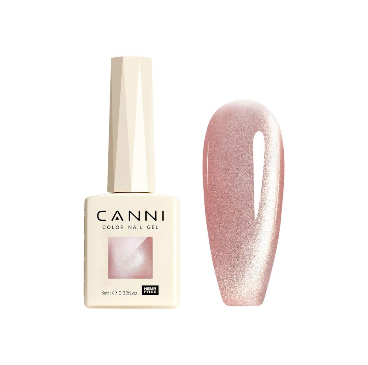 Ημιμόνιμο βερνίκι galaxy sparkle cat eye 9ml Canni