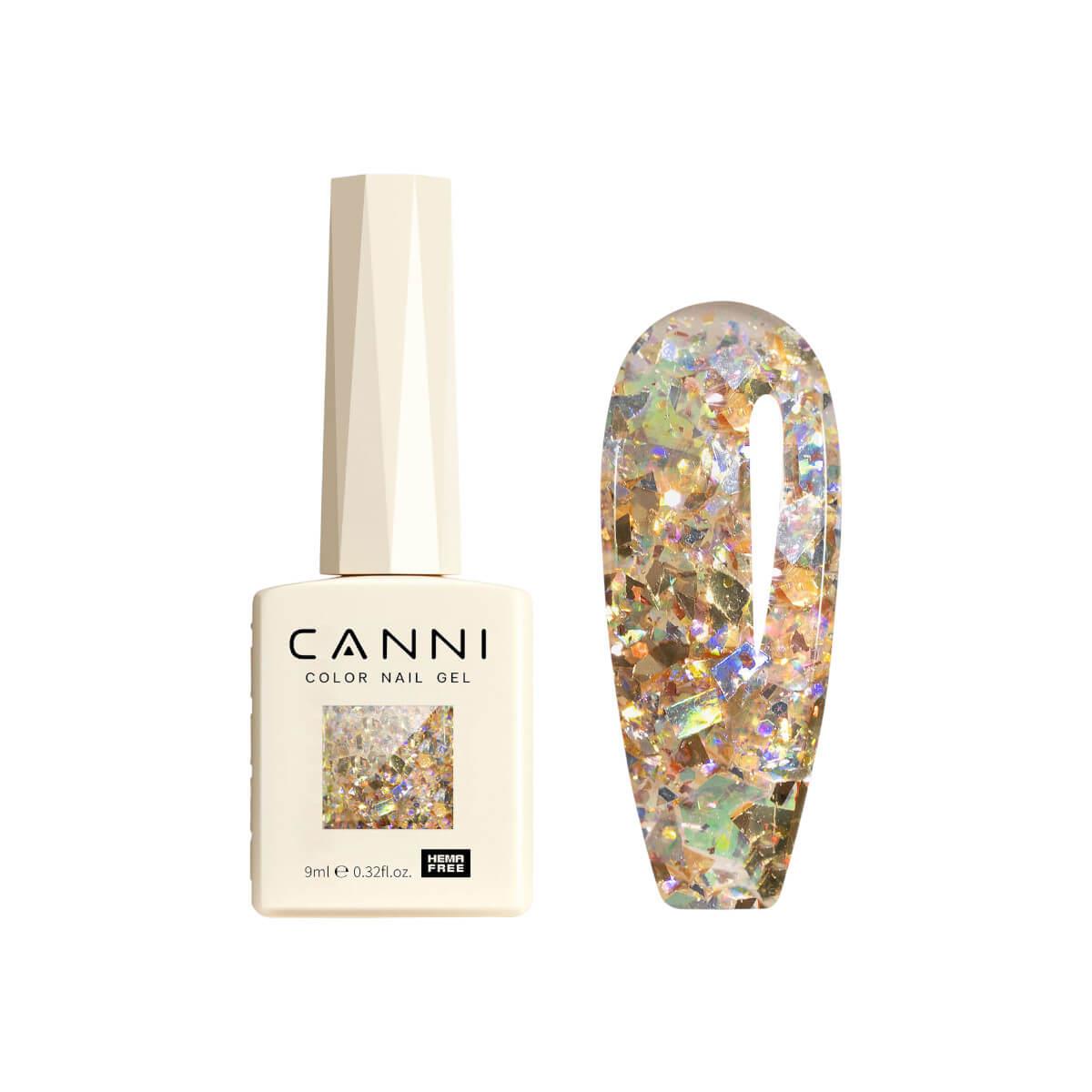 Semi-permanent gel polish diamond flash 8077 9ml Canni