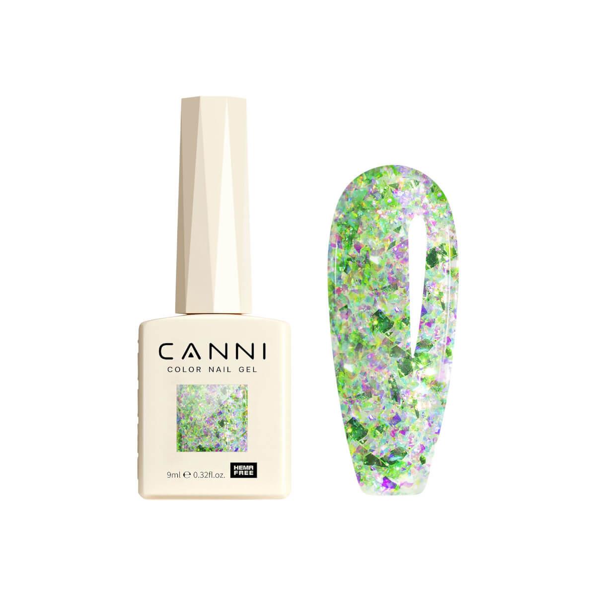 Semi-permanent gel polish diamond flash 8076 9ml Canni