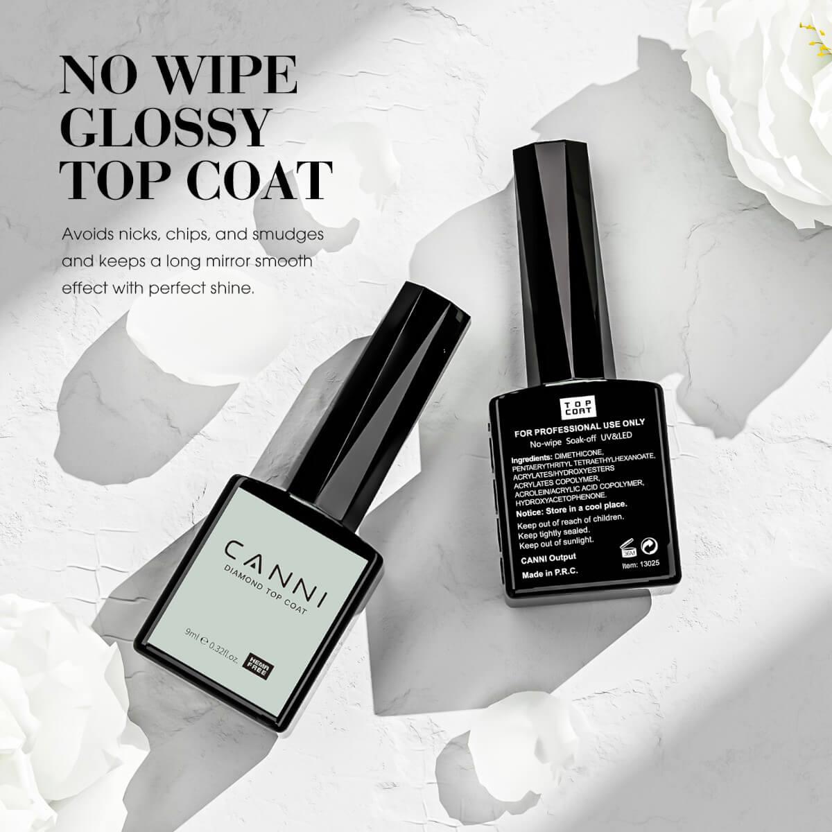 Diamond top coat hema free 9ml Canni