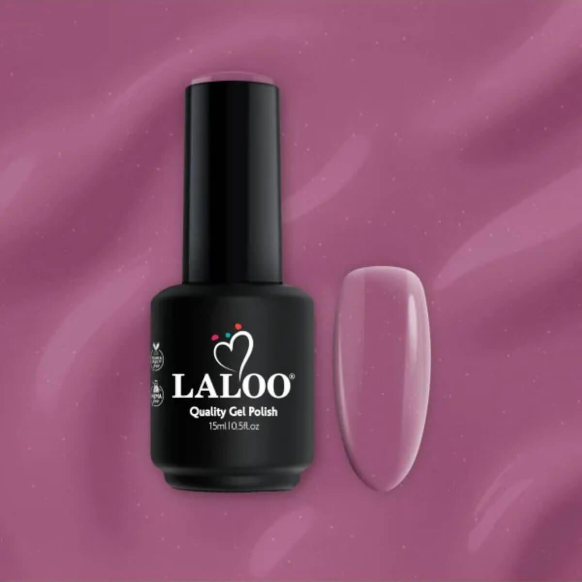 Ημιμόνιμο βερνίκι 661 royal purple 15ml Laloo