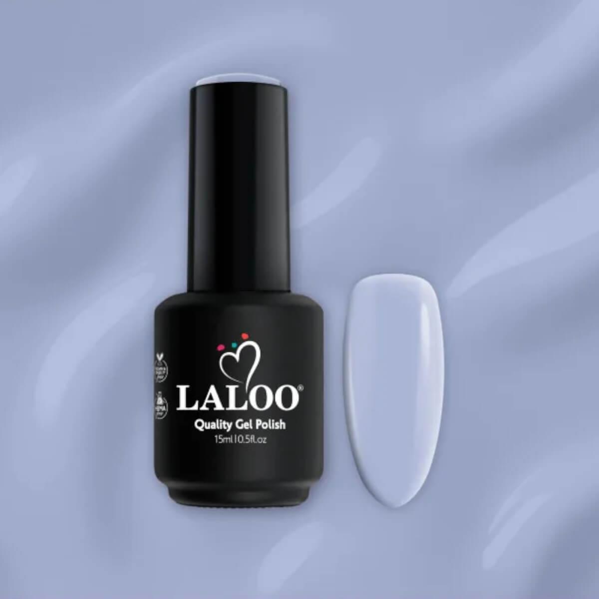 Ημιμόνιμο βερνίκι 662 bluemance 15ml Laloo