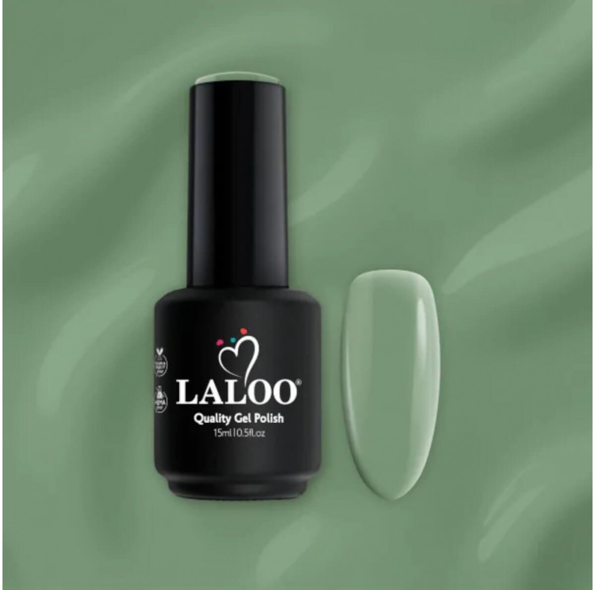 Semi-permanent gel polish 663 khakiss 15ml Laloo