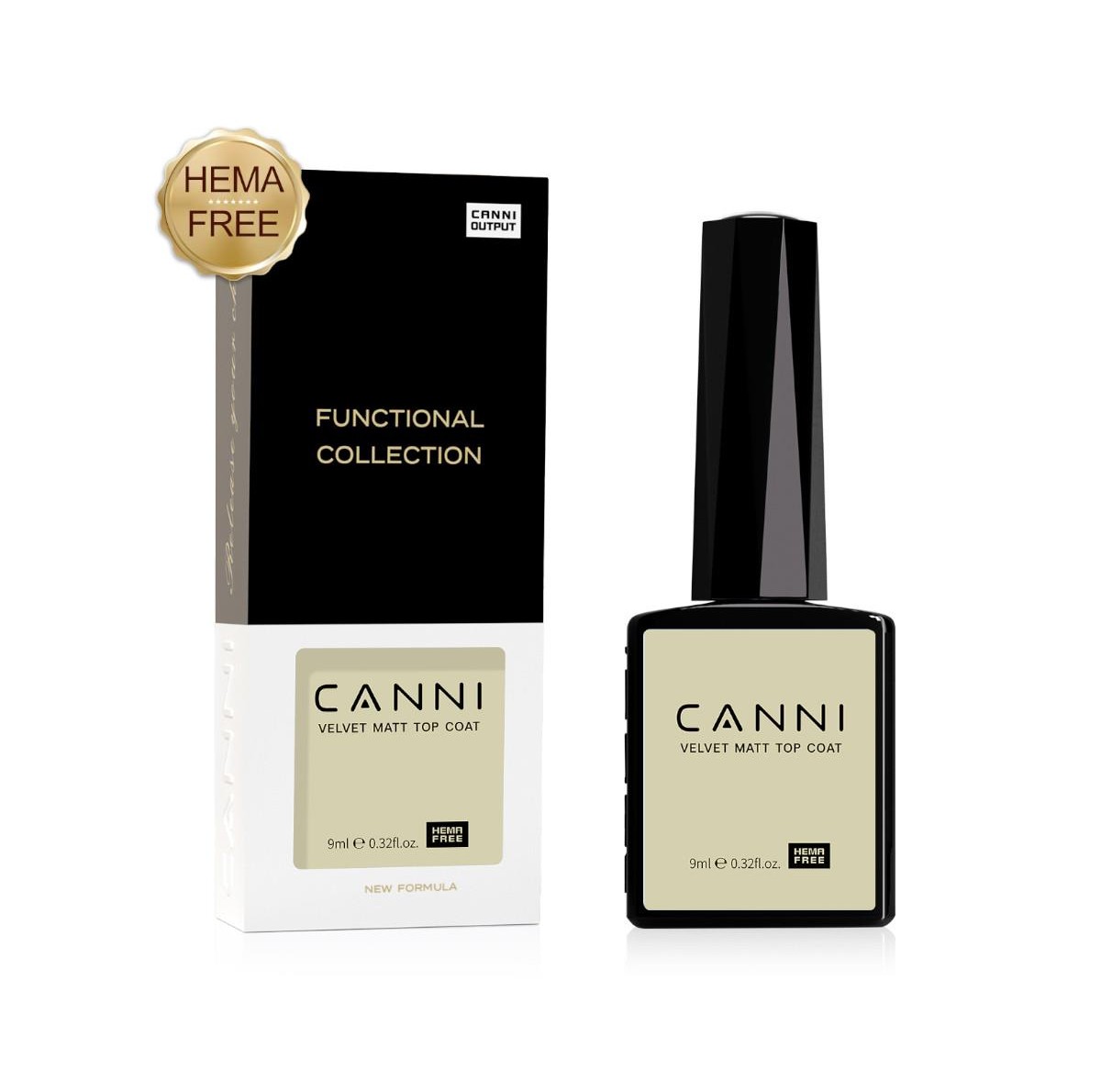 Velvet matt top coat 9ml Canni