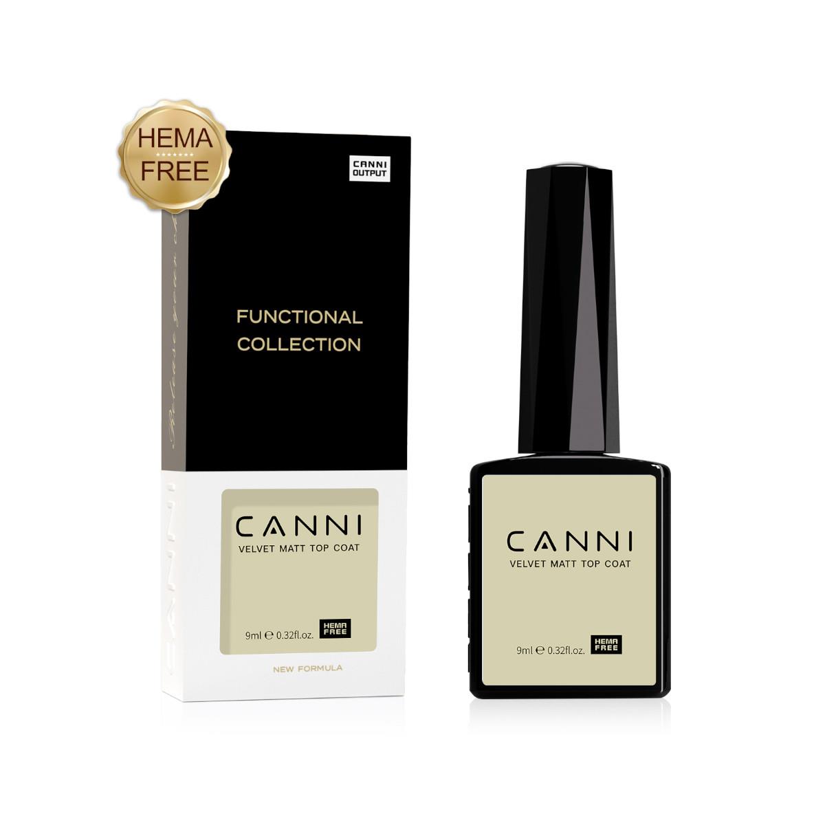 Velvet matt top coat 9ml Canni