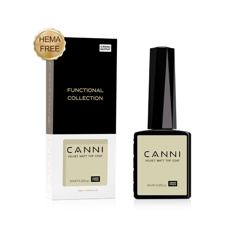 Velvet matt top coat 9ml Canni