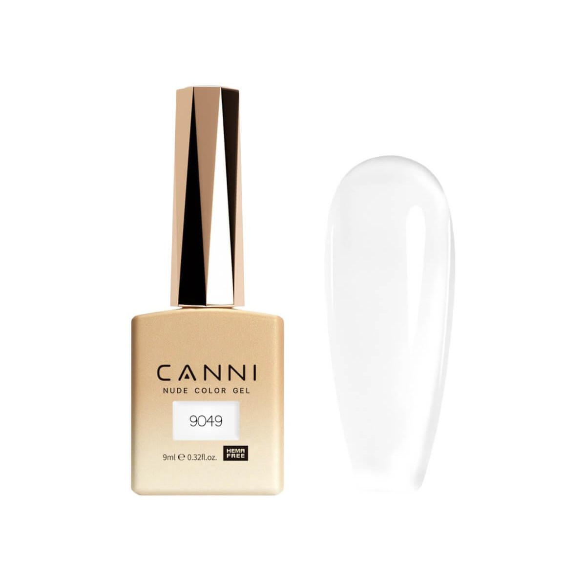 Semi-permanent gel polish nude color gel 9ml Canni