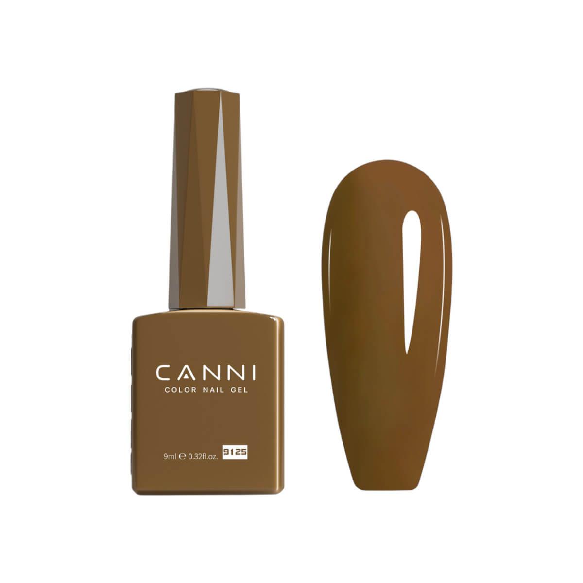 Ημιμόνιμο βερνίκι 9125 milk chocolate 9ml Canni