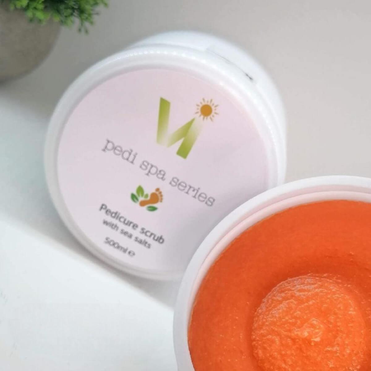 Pedicure scrub with sea salts Premium Pedi Spa Series 300ml Vi Pro