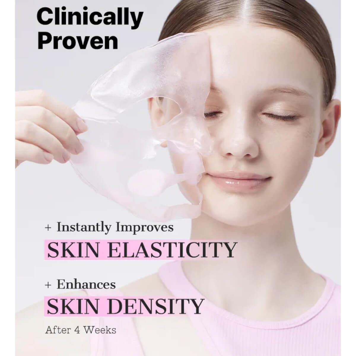 The peptide collagen lifting glow hydrogel mask 34g Cosrx