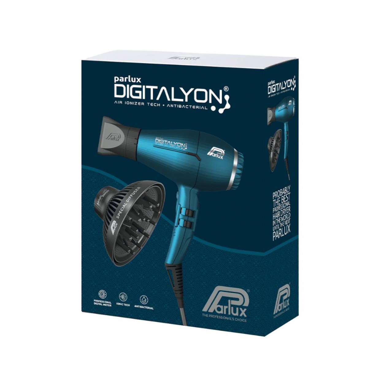 Σεσουάρ Parlux Digitalyon Blue + Magic Sense Diffuser 2400w